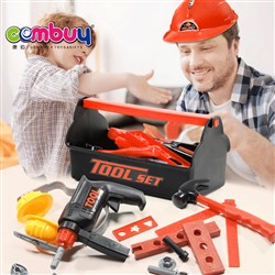 CB828120 CB828123 - Simulating plastic 14PCS boys play set electric toy tool box